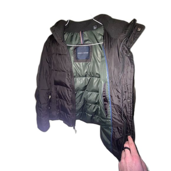 Men's Large Tommy Hilfiger Winter Puffer Coat - Picture 5 of 7